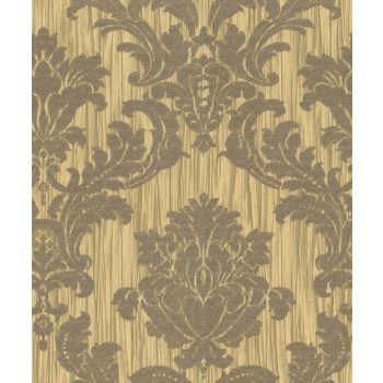   Arany-barna színű barokk mintás Vlies-vinyl tapéta, Maison Luxe 17719