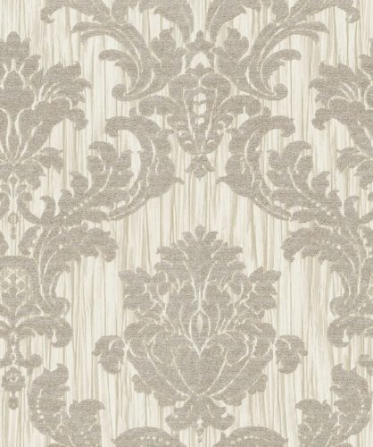 Bézs színű barokk mintás Vlies-vinyl tapéta, Maison Luxe 17723