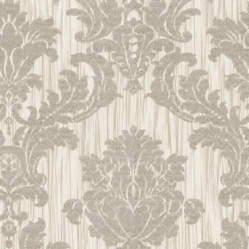 Bézs színű barokk mintás Vlies-vinyl tapéta, Maison Luxe 17723