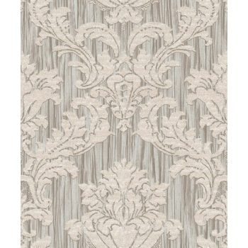   Bézs színű barokk mintás Vlies-vinyl tapéta, Maison Luxe 17727