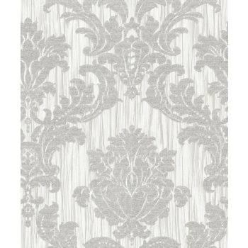   Bézs-ezüst színű barokk mintás Vlies-vinyl tapéta, Maison Luxe 17729
