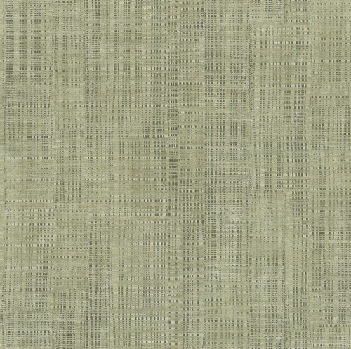 Zöld színű textilhatású Vlies-vinyl tapéta, Maison Luxe 17732