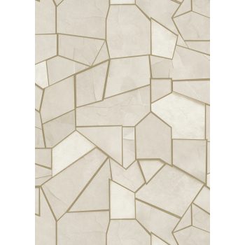   Bézs-arany színű kőmintás Vlies-vinyl tapéta, Erismann Elle Decoration 4, 10445-02