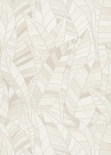 Bézs színű levélmintás Vlies-vinyl tapéta, Erismann Elle Decoration 4, 10446-14