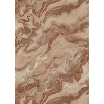   Terrakotta színű márványmintás Vlies-vinyl tapéta, Erismann Elle Decoration 4, 10447-13