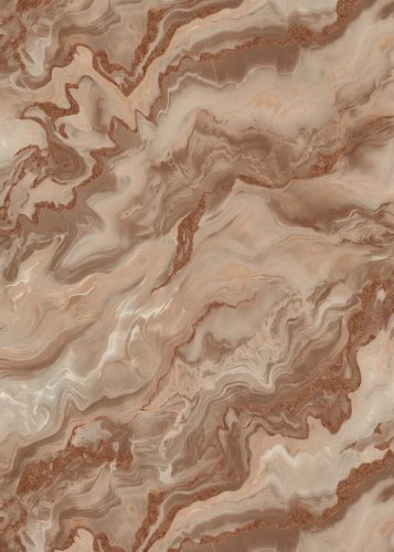 Terrakotta színű márványmintás Vlies-vinyl tapéta, Erismann Elle Decoration 4, 10447-13