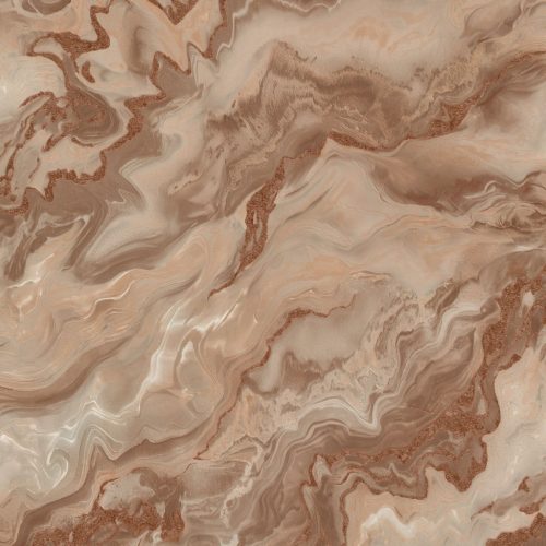 Terrakotta színű márványmintás Vlies-vinyl tapéta, Erismann Elle Decoration 4, 10447-13