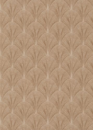 Barna színű legyezőmintás Vlies-vinyl tapéta, Erismann Elle Decoration 4, 10451-30