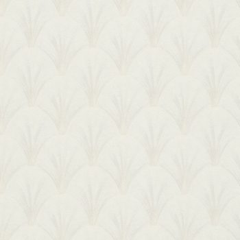   Tört fehér színű legyezőmintás Vlies-vinyl tapéta, Erismann Elle Decoration 4, 10451-31
