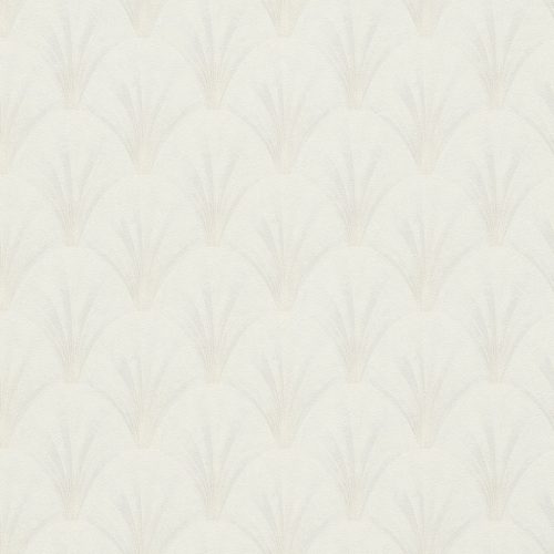 Tört fehér színű legyezőmintás Vlies-vinyl tapéta, Erismann Elle Decoration 4, 10451-31