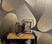 Barna-bronz geometrikus mintás Vlies-vinyl tapéta, Erismann Elysium 10423-15