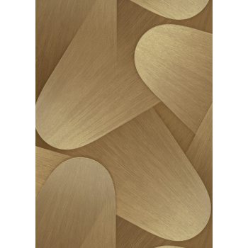   Arany színű színű geometrikus mintás Vlies-vinyl tapéta, Erismann Elysium 10423-30