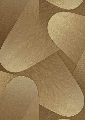 Arany színű színű geometrikus mintás Vlies-vinyl tapéta, Erismann Elysium 10423-30