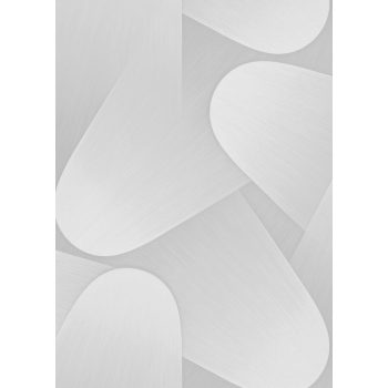   Szürke-ezüst színű geometrikus mintás Vlies-vinyl tapéta, Erismann Elysium 10423-31