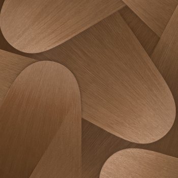   Barna színű geometrikus mintás Vlies-vinyl tapéta, Erismann Elysium 10423-48