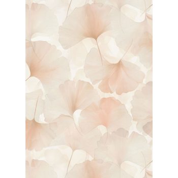   Barack rózsaszín színű levélmintás Vlies-vinyl tapéta, Erismann Elysium 10470-05