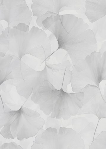 Szürke színű levélmintás Vlies-vinyl tapéta, Erismann Elysium 10470-31