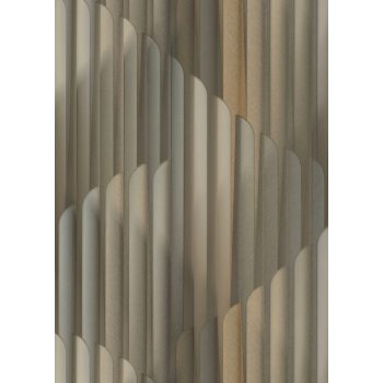   Barna-bézs színű geometrikus mintás Vlies-vinyl tapéta, Erismann Elysium 10471-15