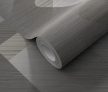 Szürke színű geometrikus mintás Vlies-vinyl tapéta, Erismann Elysium 10479-47