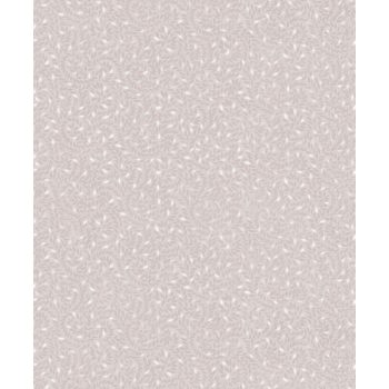   Fehér alapon mályva színű levélmintás Vlies tapéta, Botanique M67403