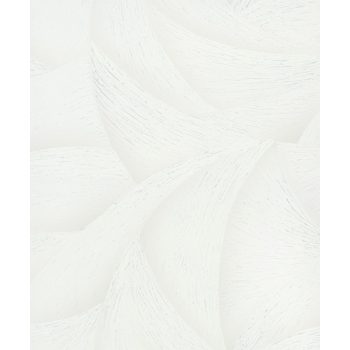   Fehér színű csillogó növényi mintás Vlies tapéta, Ritus 35503