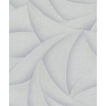   Szürke színű csillogó növényi mintás Vlies tapéta, Ritus 35504