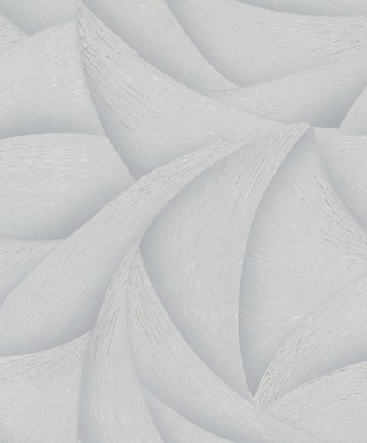 Szürke színű csillogó növényi mintás Vlies tapéta, Ritus 35504