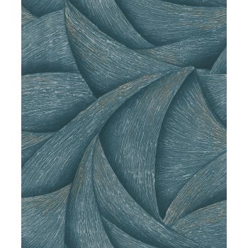   Kék színű csillogó növényi mintás Vlies tapéta, Ritus 35507