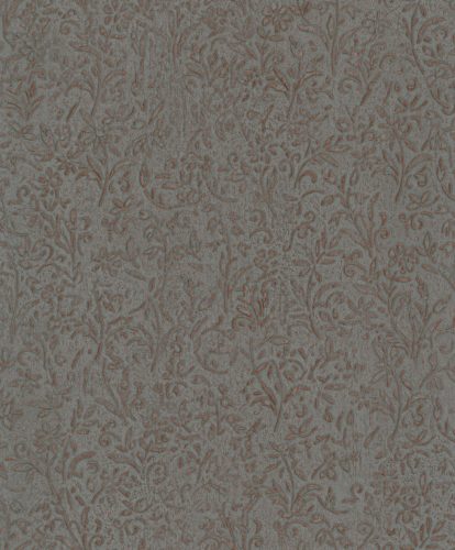 Szürke színű növényi mintás Vlies tapéta, Ritus 35534
