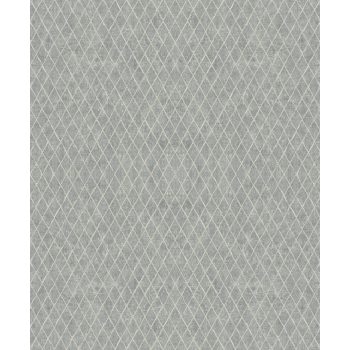   Ezüstszürke színű geometrikus mintás Vlies tapéta, Ritus 35538