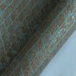 Türkiz és bronz színű geometrikus mintás Vlies tapéta, Ritus 35539