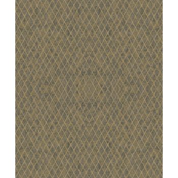 Barna színű geometrikus mintás Vlies tapéta, Ritus 35540