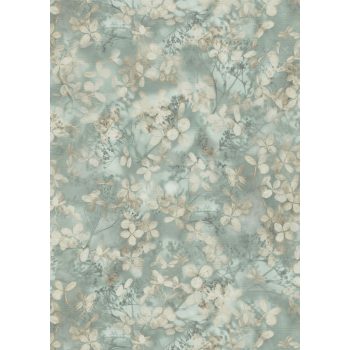   Zöld alapon bézs színű növényi mintás Vlies tapéta, Play of Light 10415-07