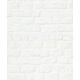 Tört fehér színű téglamintás Vlies tapéta, Loft Superior 1834165