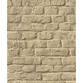   Arany színű téglamintás Vlies tapéta, Loft Superior 1834169