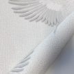 Tört fehér színű darumadár mintás Vlies tapéta, Kumano 1834528