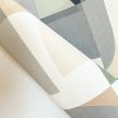 Tört fehér, szürke és barna alapon geometrikus Vlies tapéta, Gentle 10432-11
