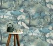 Kék és szürke alapon fás Vlies tapéta, Gentle 10433-07