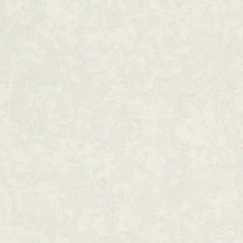   Tört fehér alapon levélmintás Vlies tapéta, Gentle 10435-01