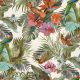 Zöld színű növényi mintás vlies-vinyl tapéta, Eldorado 15502
