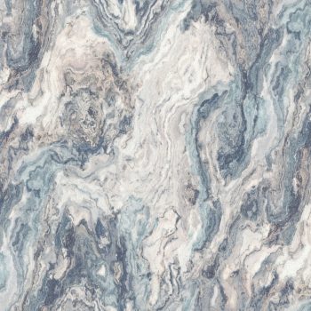   Kék-tört fehér színű kőmintás vlies-vinyl tapéta, Eldorado 15527