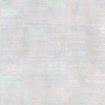   Türkiz színű textilhatású vlies-vinyl tapéta, Eldorado 15535