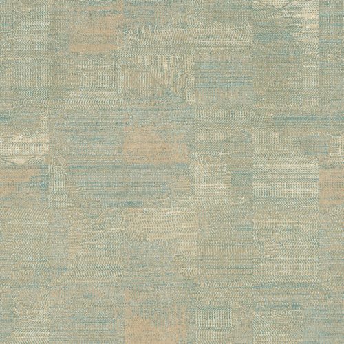 Kék-bézs színű textilhatású vlies-vinyl tapéta, Eldorado 15543
