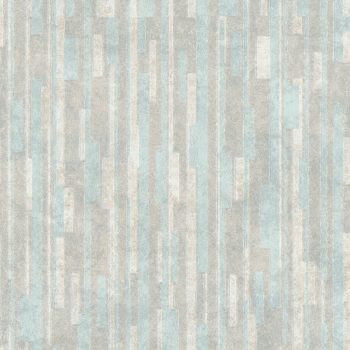  Türkiz színű geometrikus vlies-vinyl tapéta, Eldorado 15547