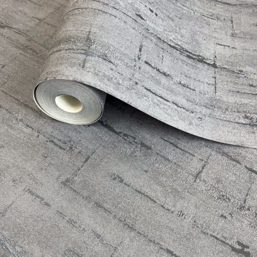 Szürke-ezüst színű szórt mintás Grandeco papír-hab tapéta 2026 A22304